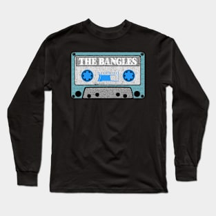 the bangles blue cassette Long Sleeve T-Shirt